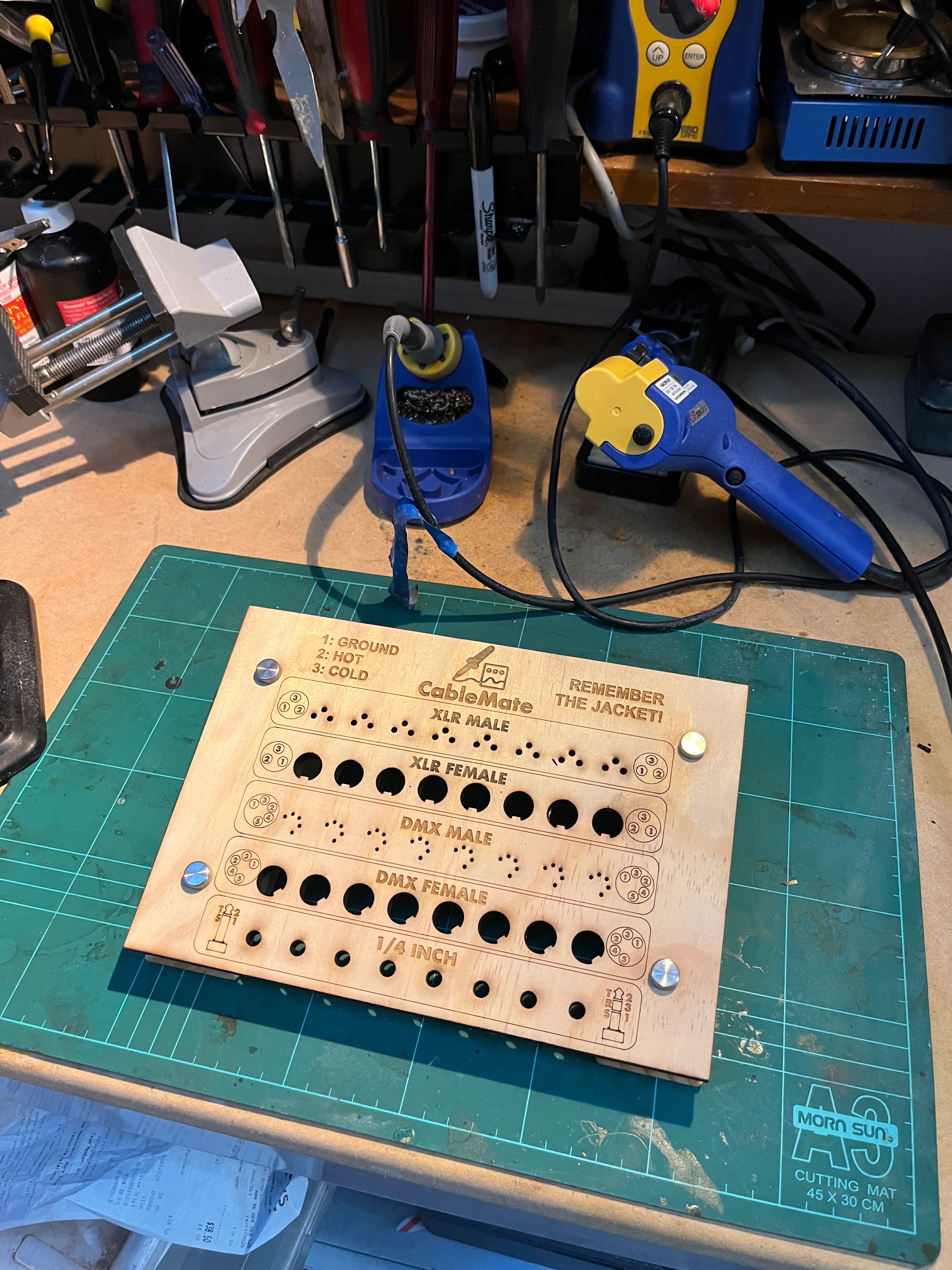 CableMate Pro - XLR, DMX & 1/4 Inch Jack Version